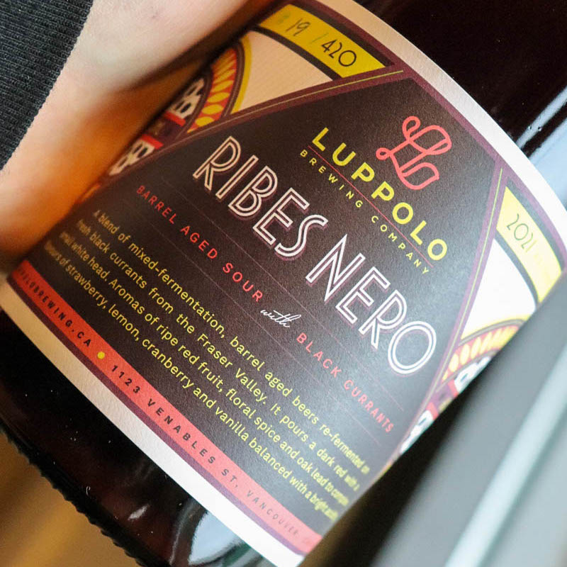 Ribes Nero Barrel Aged Sour with Black Currants