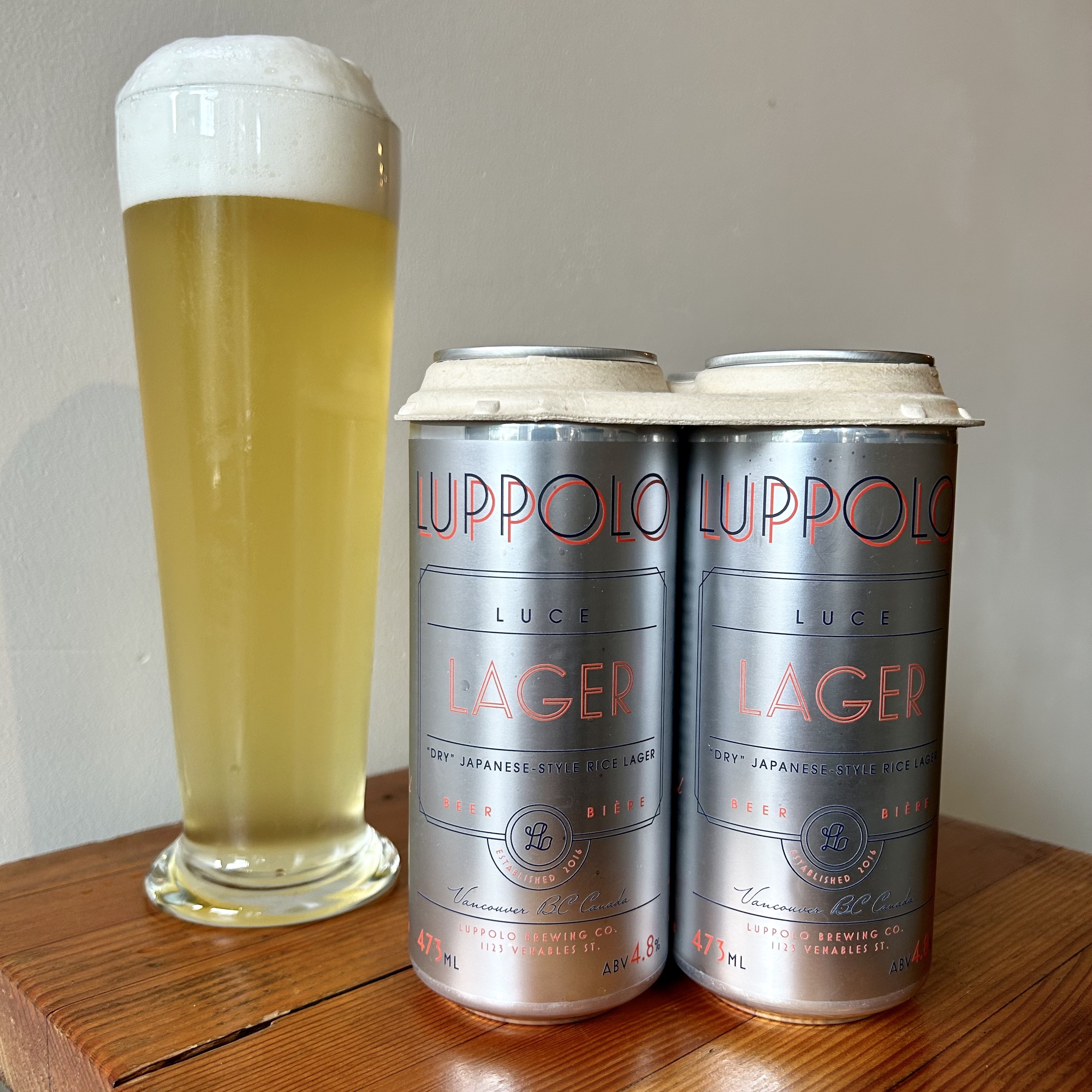 Luce Dry Japanese Style Rice Lager